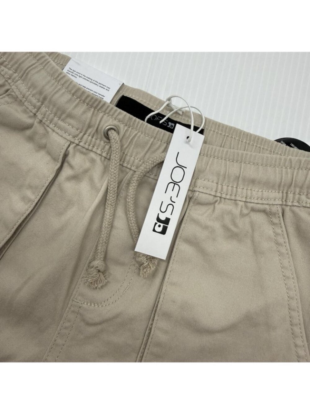 Joe’s Jeans Kids Boys Khaki Jogger Shorts Drawstring Stretch Casual Size S - Picture 4 of 5